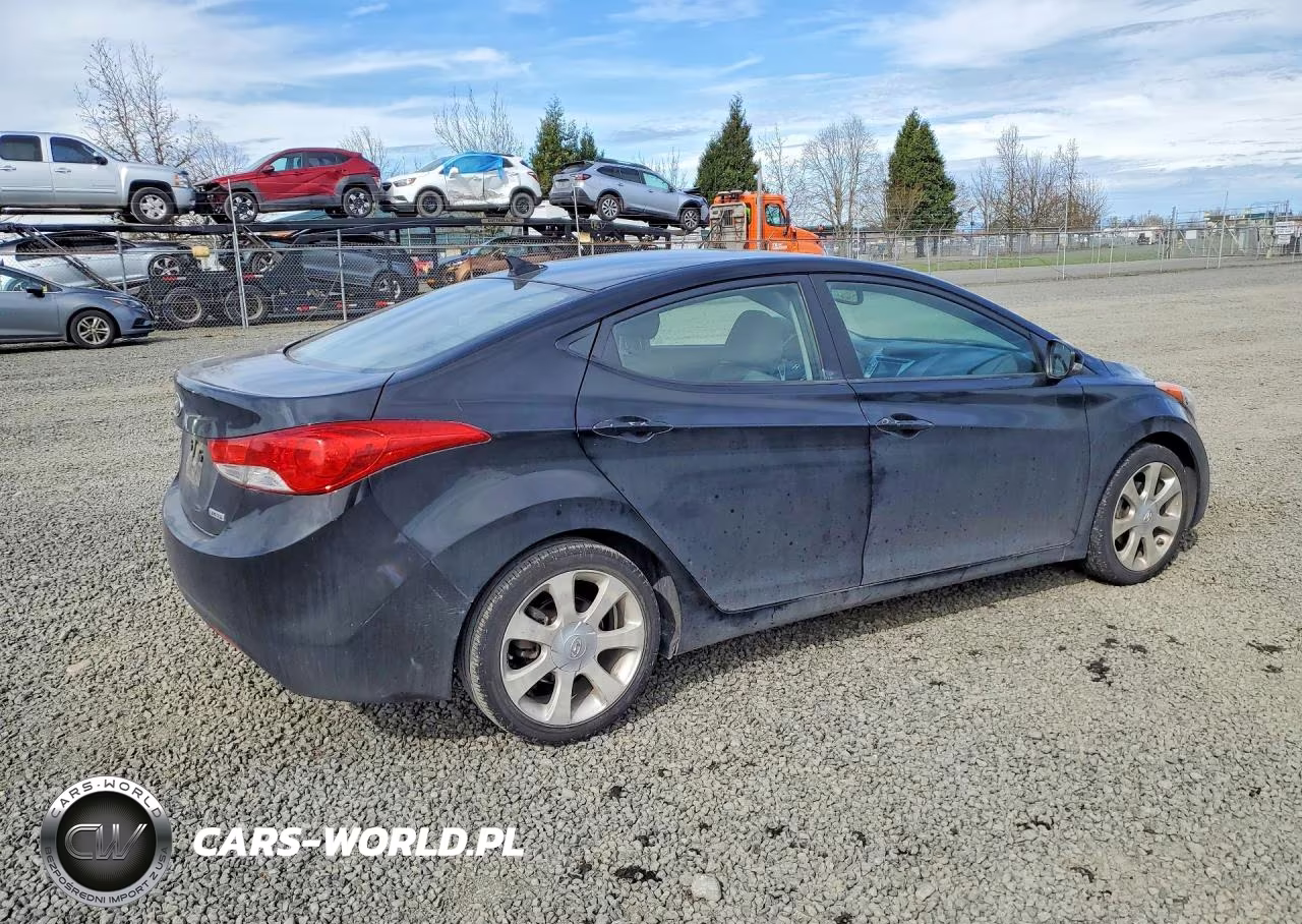 2012 Hyundai Elantra Limited VIN:KMHDH4AE9CU271871 - 3