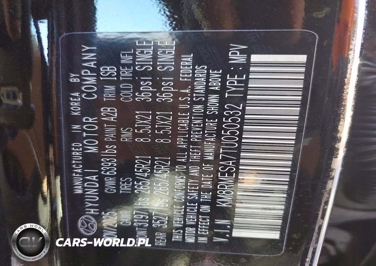 2026 Hyundai Palisade Hybrid Calligraphy VIN:KM8RMESA7TU050532 - 14