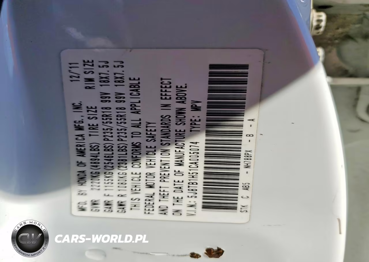 2012 Acura Rdx Technology VIN:5J8TB1H51CA005074 - 13