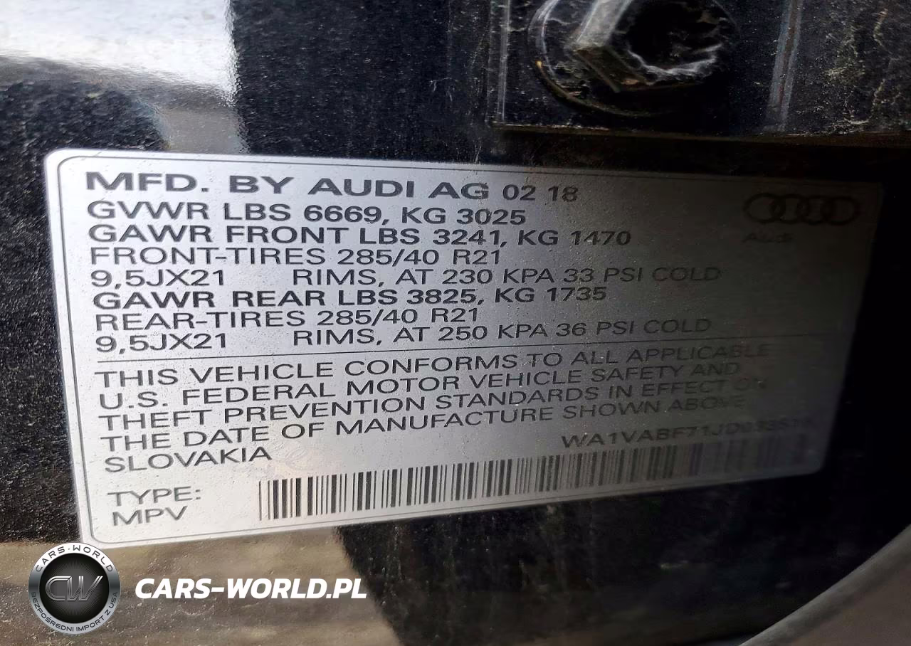 2018 Audi Q7 Prestige VIN:WA1VABF71JD033516 - 13