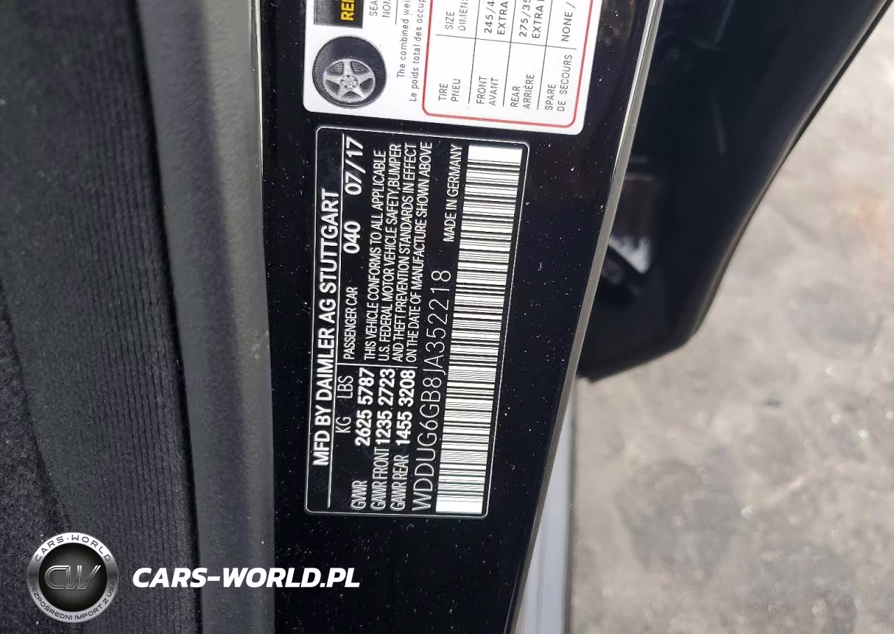 2018 Mercedes-Benz S 450 VIN:WDDUG6GB8JA352218 - 12