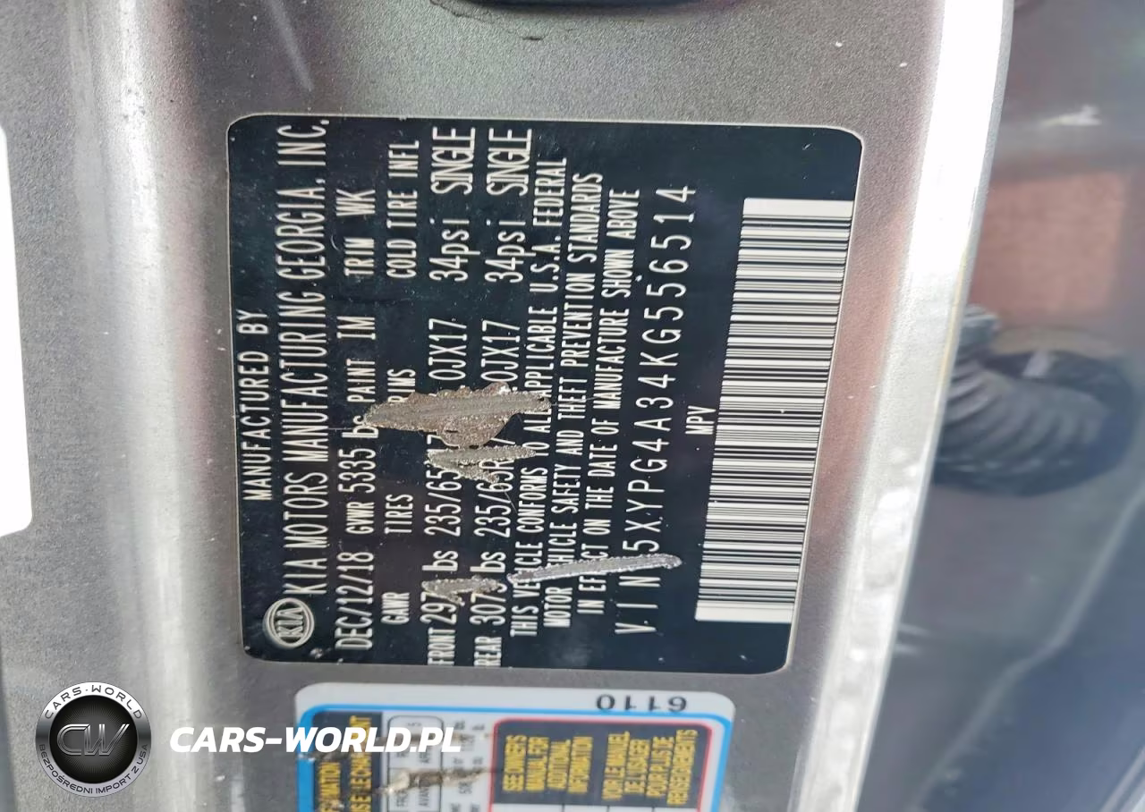 2019 Kia Sorento L VIN:5XYPG4A34KG556514 - 13