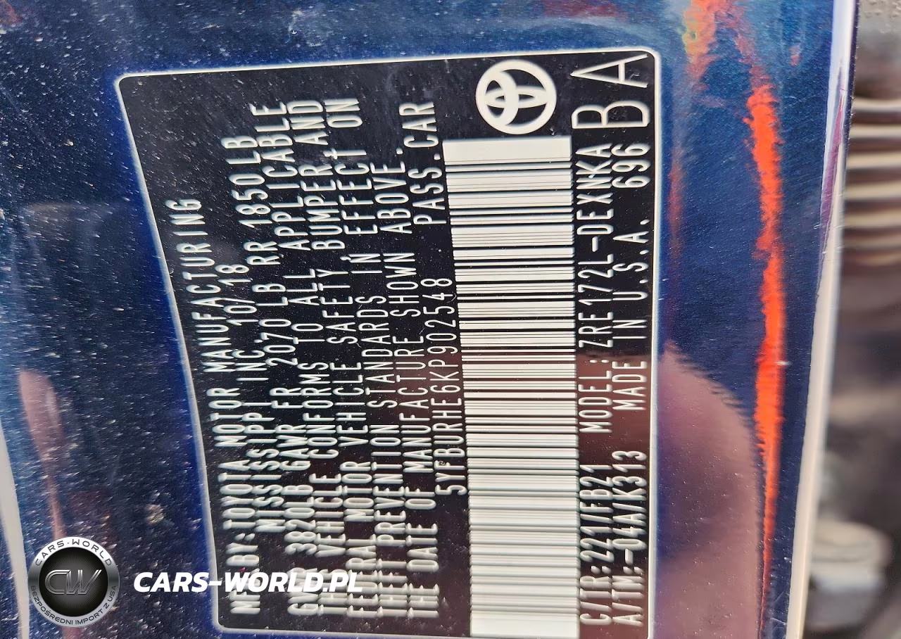 2019 Toyota Corolla Le VIN:5YFBURHE6KP902548 - 13