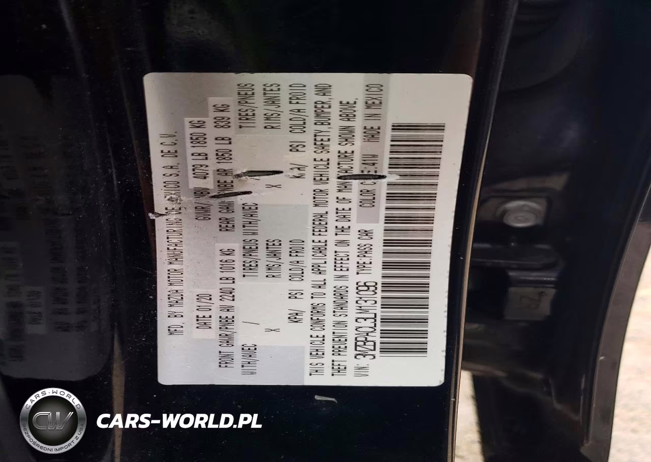 2020 Mazda 3 Select VIN:3MZBPACL3LM131096 - 12
