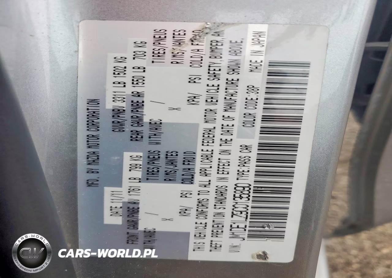 2012 Mazda Mazda2 VIN:JM1DE1LZ9C0135890 - 12