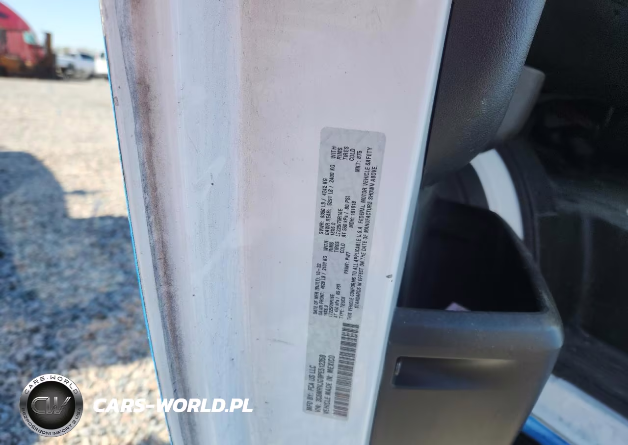 2023 Ram Promaster 3500 3500 High VIN:3C6MRVJG9PE512350 - 13