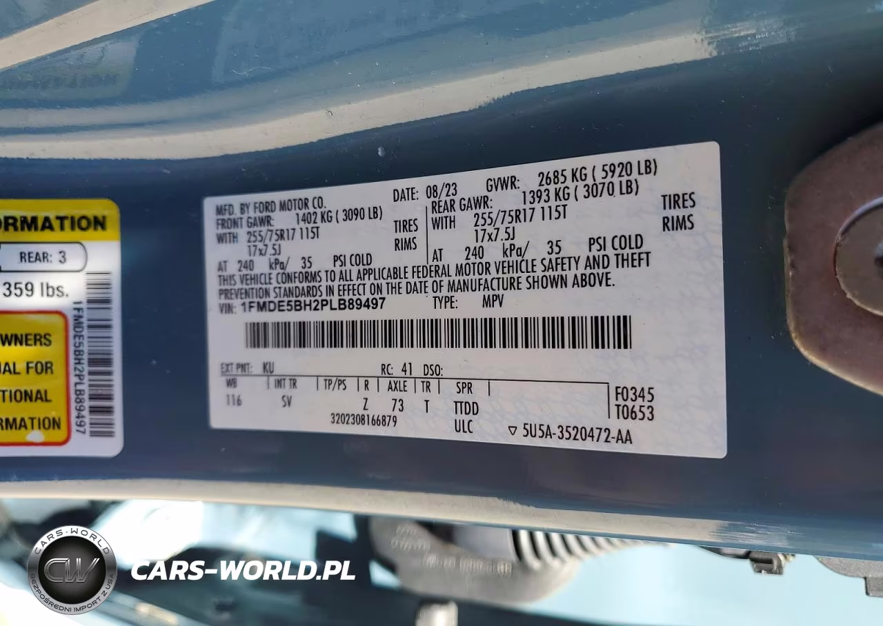 2023 Ford Bronco Base VIN:1FMDE5BH2PLB89497 - 13