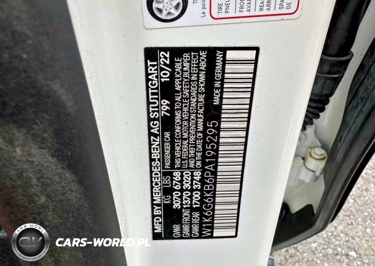 2023 Mercedes-Benz S S580E 4Matic VIN:W1K6G6KB6PA195295 - 10