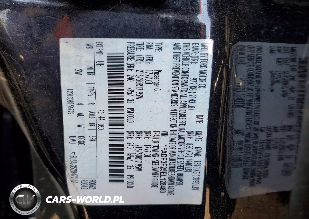2014 Ford Focus Se VIN:1FADP3F25EL128480 - 12