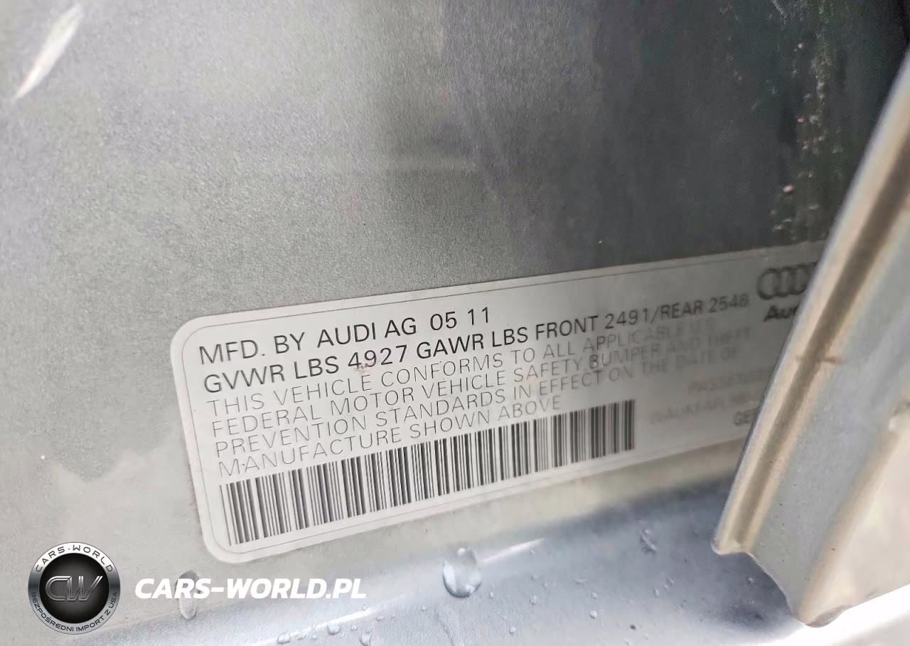 2011 Audi A4 Prestige VIN:WAUKFAFL9BN057072 - 13