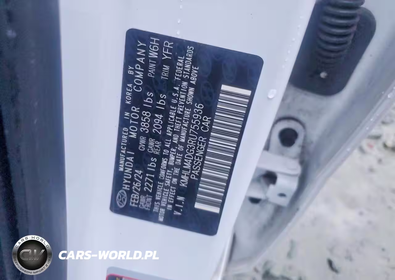 2024 Hyundai Elantra Sel VIN:KMHLM4DG3RU755936 - 12