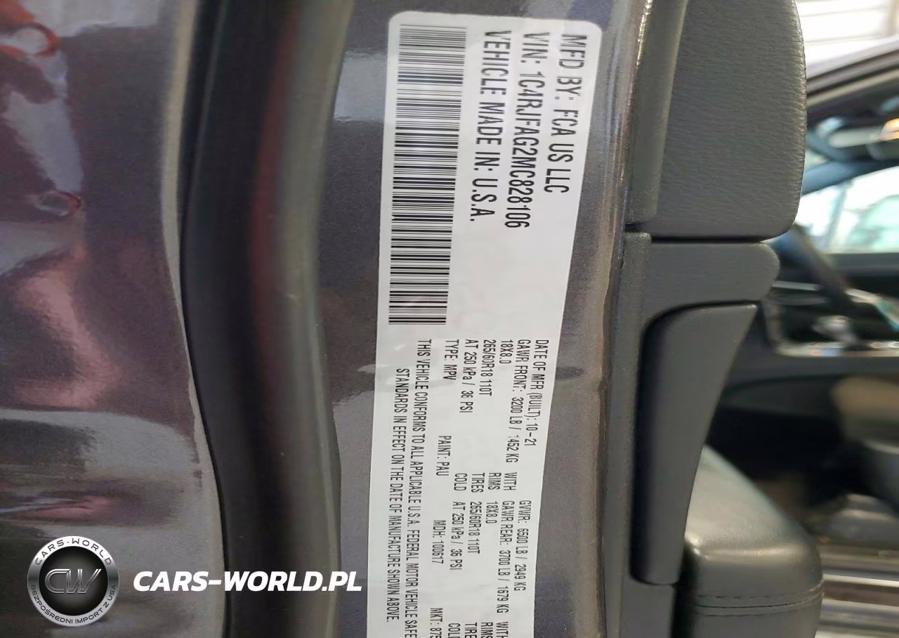 2021 Jeep Grand Cherokee Laredo VIN:1C4RJFAG2MC828106 - 13