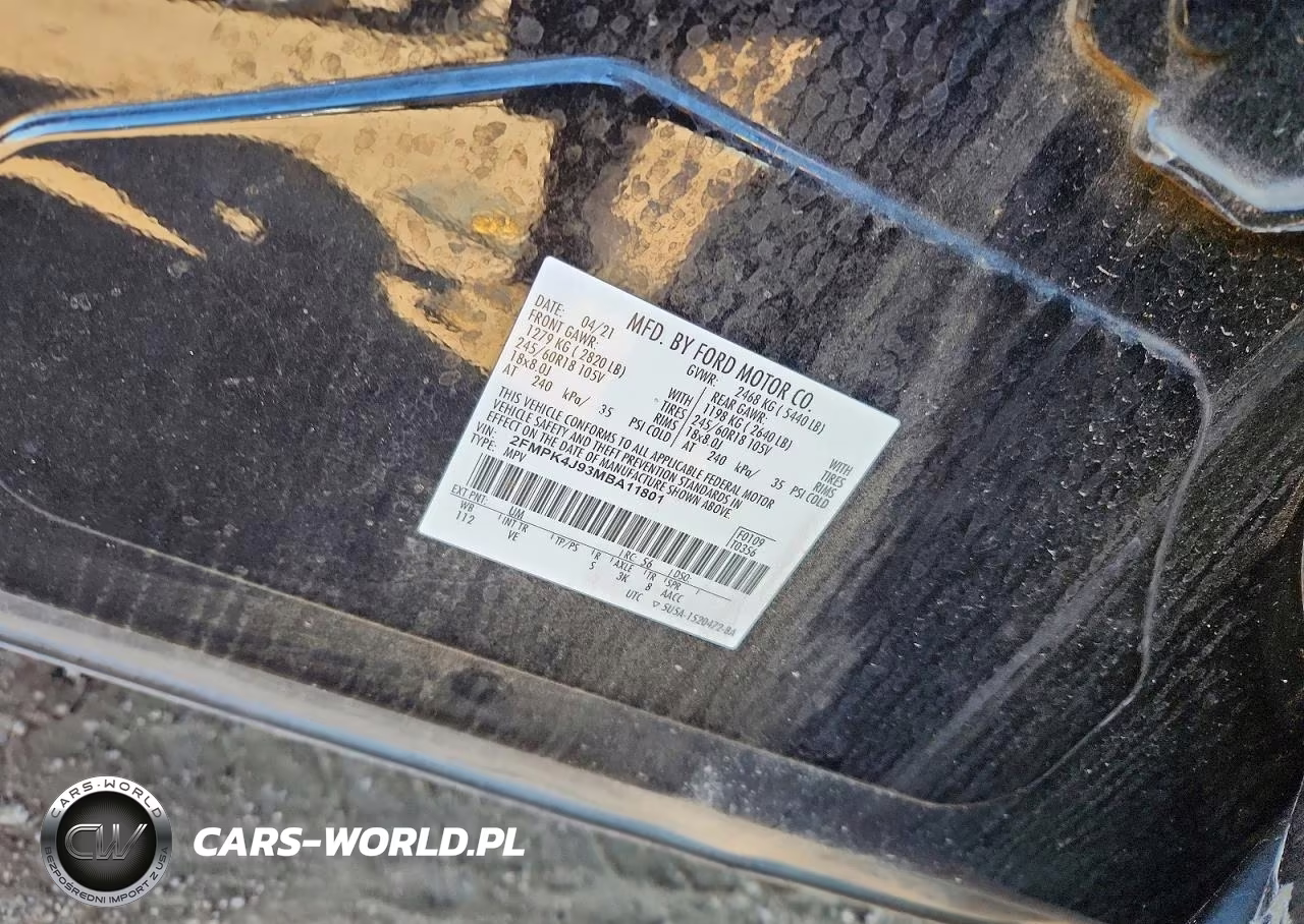 2021 Ford Edge Sel VIN:2FMPK4J93MBA11801 - 12