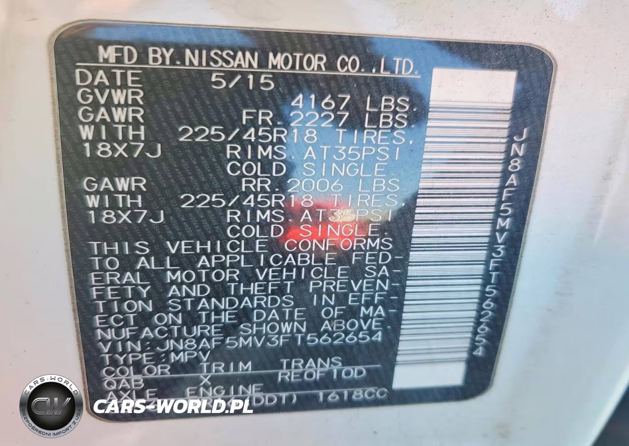 2015 Nissan Juke S VIN:JN8AF5MV3FT562654 - 12
