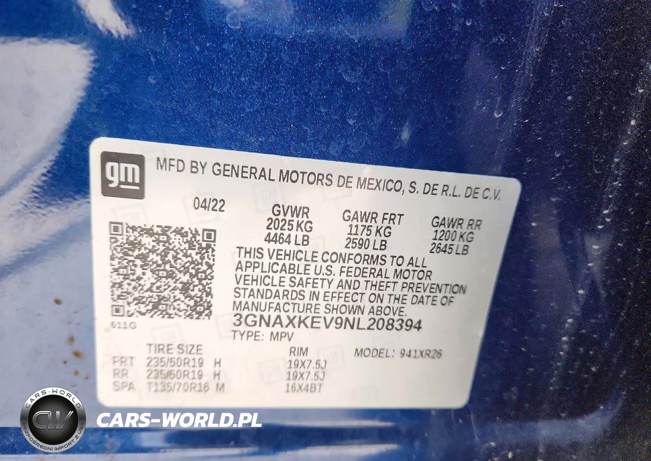 2022 Chevrolet Equinox Lt VIN:3GNAXKEV9NL208394 - 14