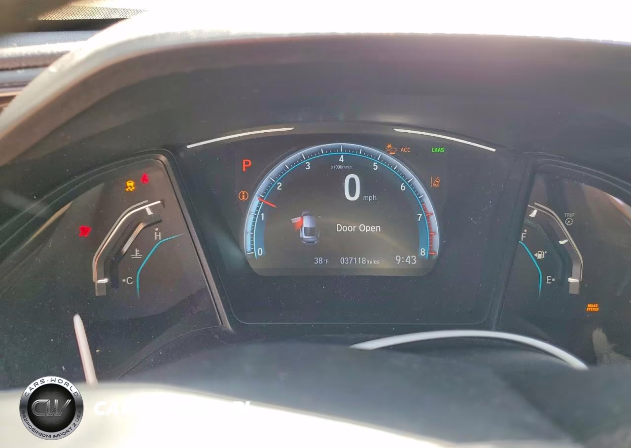 2019 Honda Civic Lx VIN:2HGFC4B68KH304400 - 9