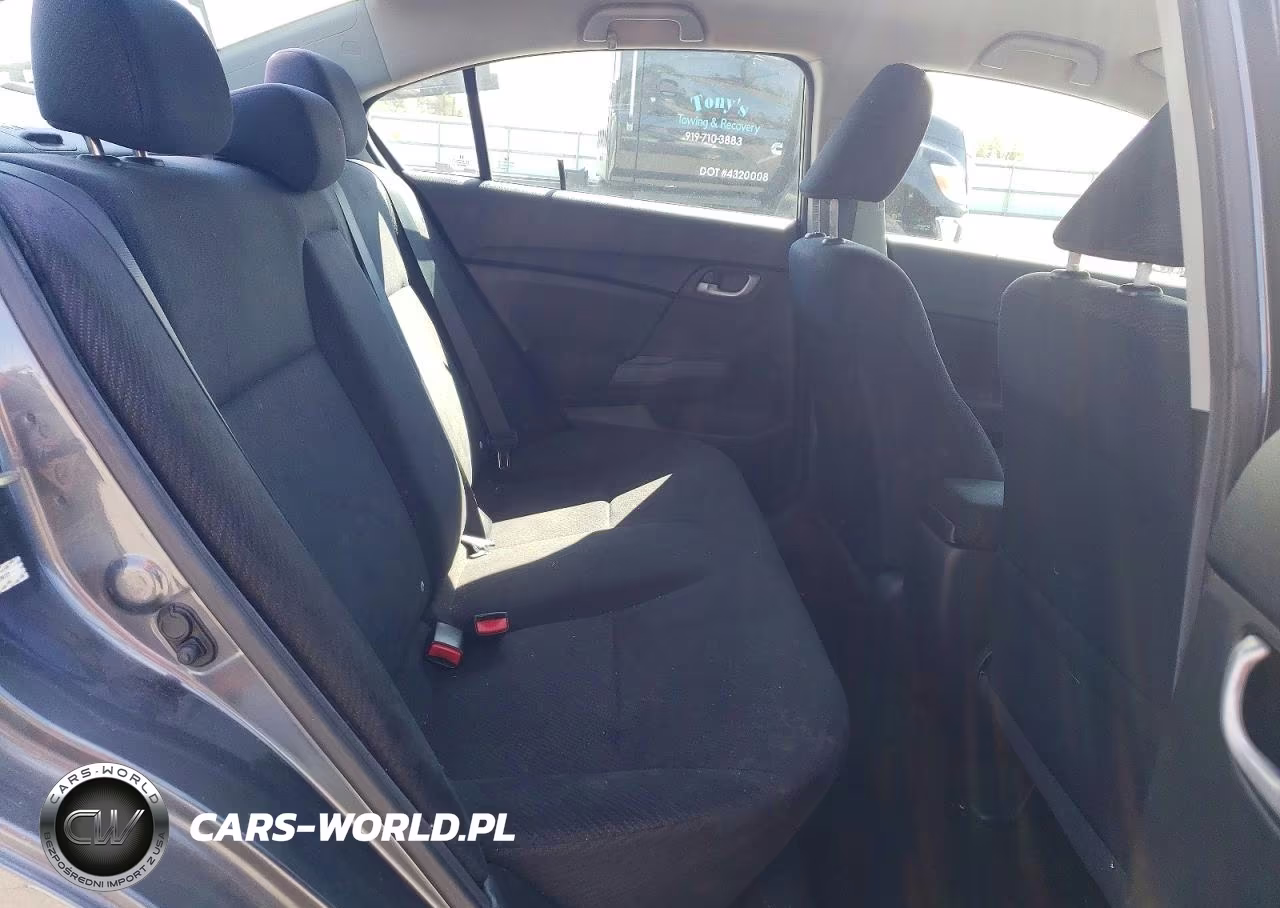2013 Honda Civic Lx VIN:19XFB2F52DE099727 - 10