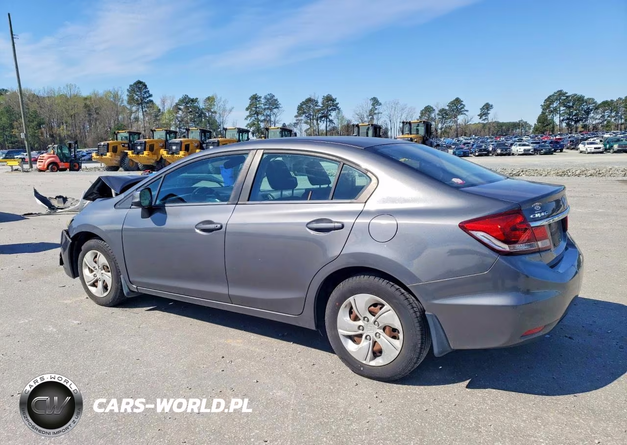 2013 Honda Civic Lx VIN:19XFB2F52DE099727 - 2