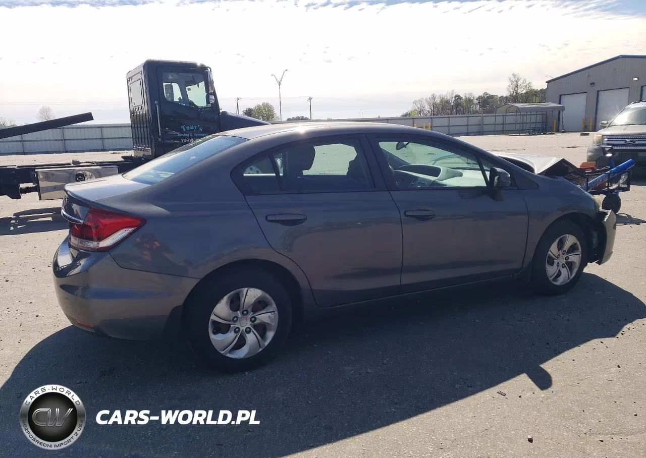 2013 Honda Civic Lx VIN:19XFB2F52DE099727 - 3