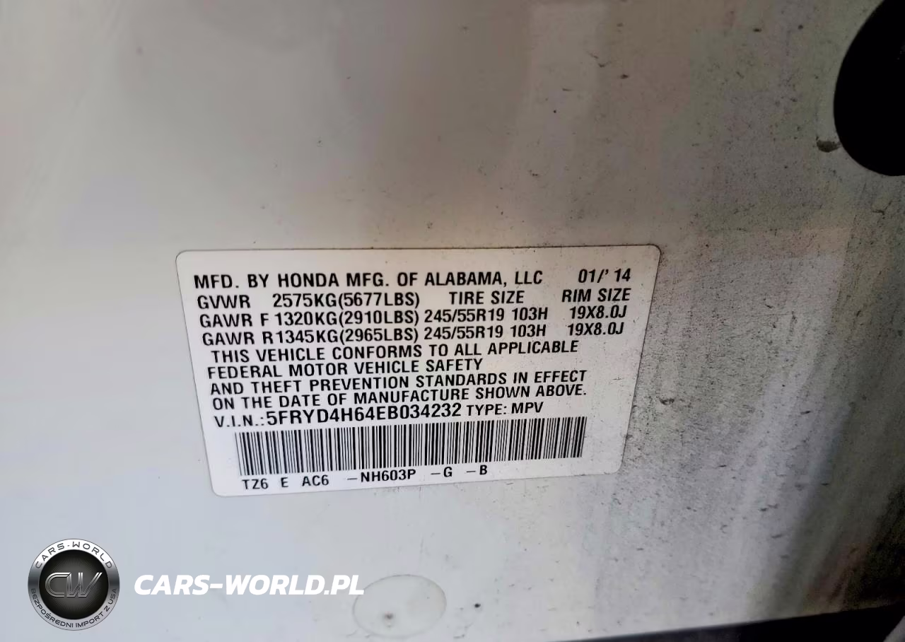 2014 Acura Mdx Technology VIN:5FRYD4H64EB034232 - 13