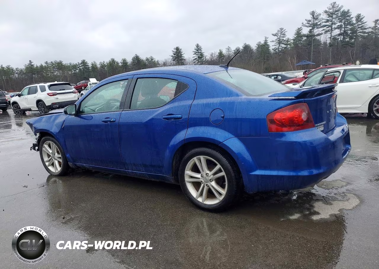 2012 Dodge Avenger VIN:1C3CDZAG3CN280560 - 2