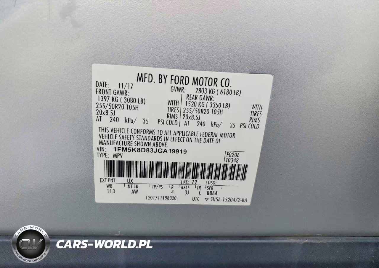 2018 Ford Explorer Xlt VIN:1FM5K8D83JGA19919 - 12
