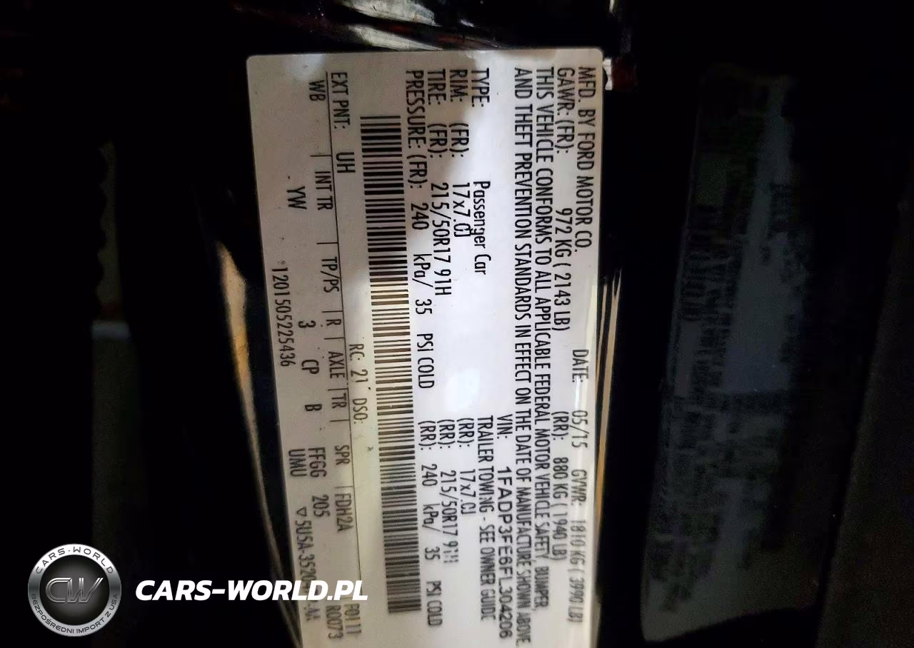 2015 Ford Focus Se VIN:1FADP3FE6FL304206 - 12