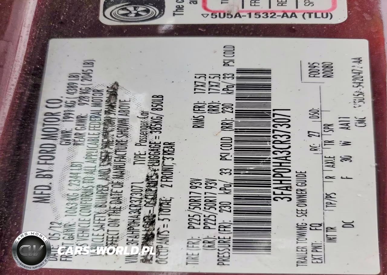 2012 Ford Fusion Se VIN:3FAHP0HA3CR373071 - 12
