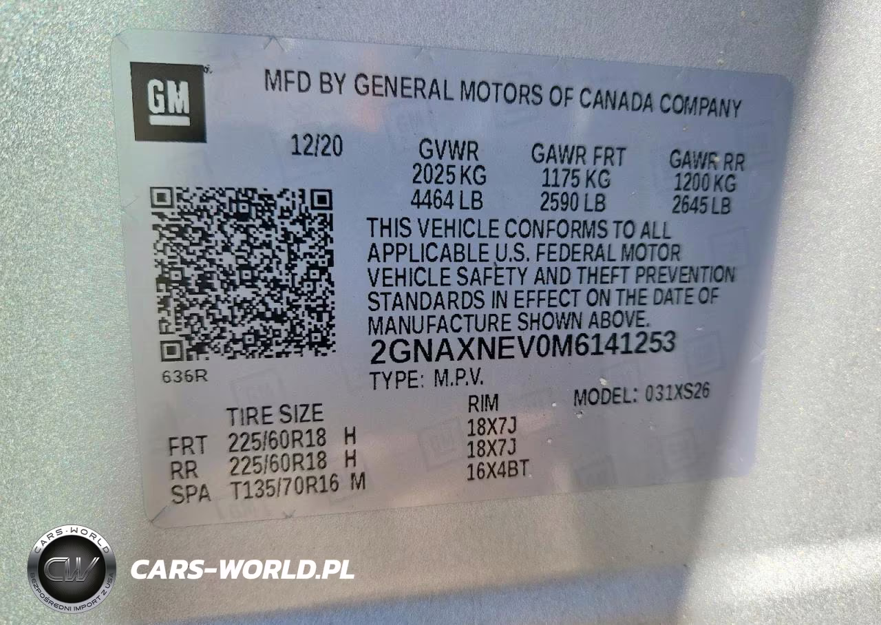 2021 Chevrolet Equinox Premier VIN:2GNAXNEV0M6141253 - 13