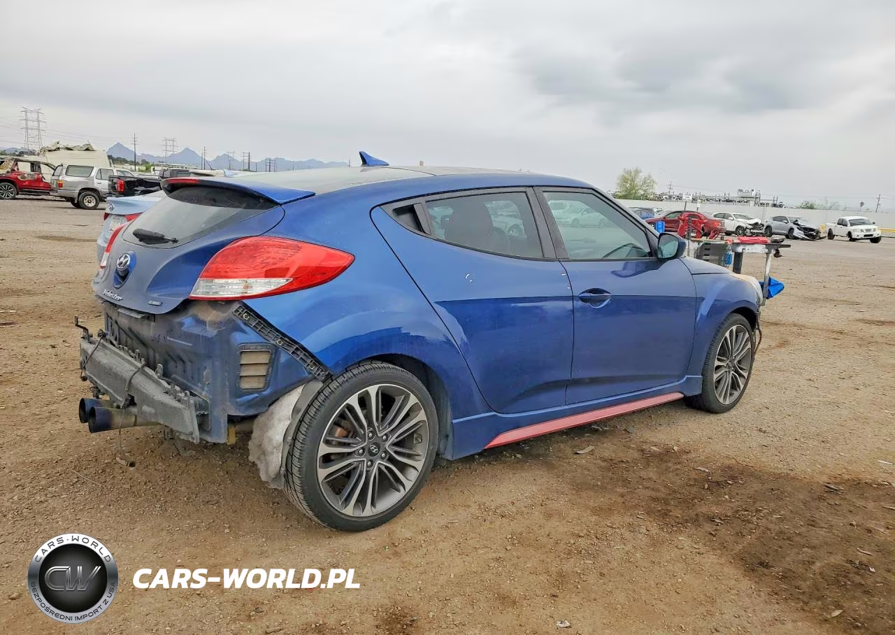 2016 Hyundai Veloster Turbo R-Spec VIN:KMHTC6AE8GU286163 - 3