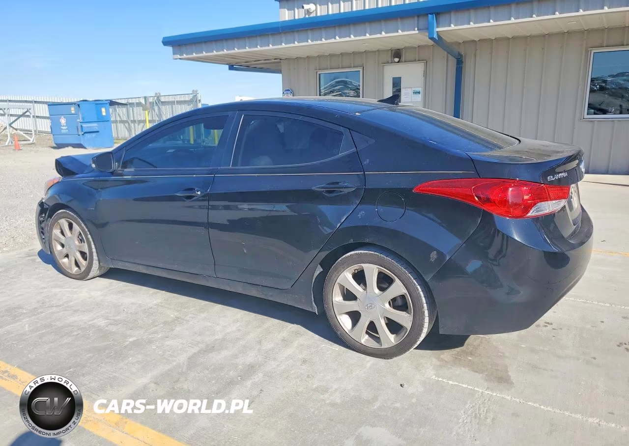 2012 Hyundai Elantra Limited VIN:5NPDH4AE3CH105411 - 2