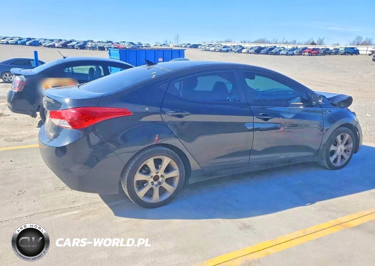 2012 Hyundai Elantra Limited VIN:5NPDH4AE3CH105411 - 3