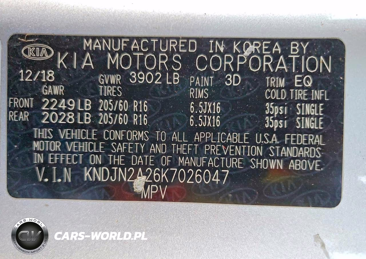 2019 Kia Soul Base VIN:KNDJN2A26K7026047 - 12