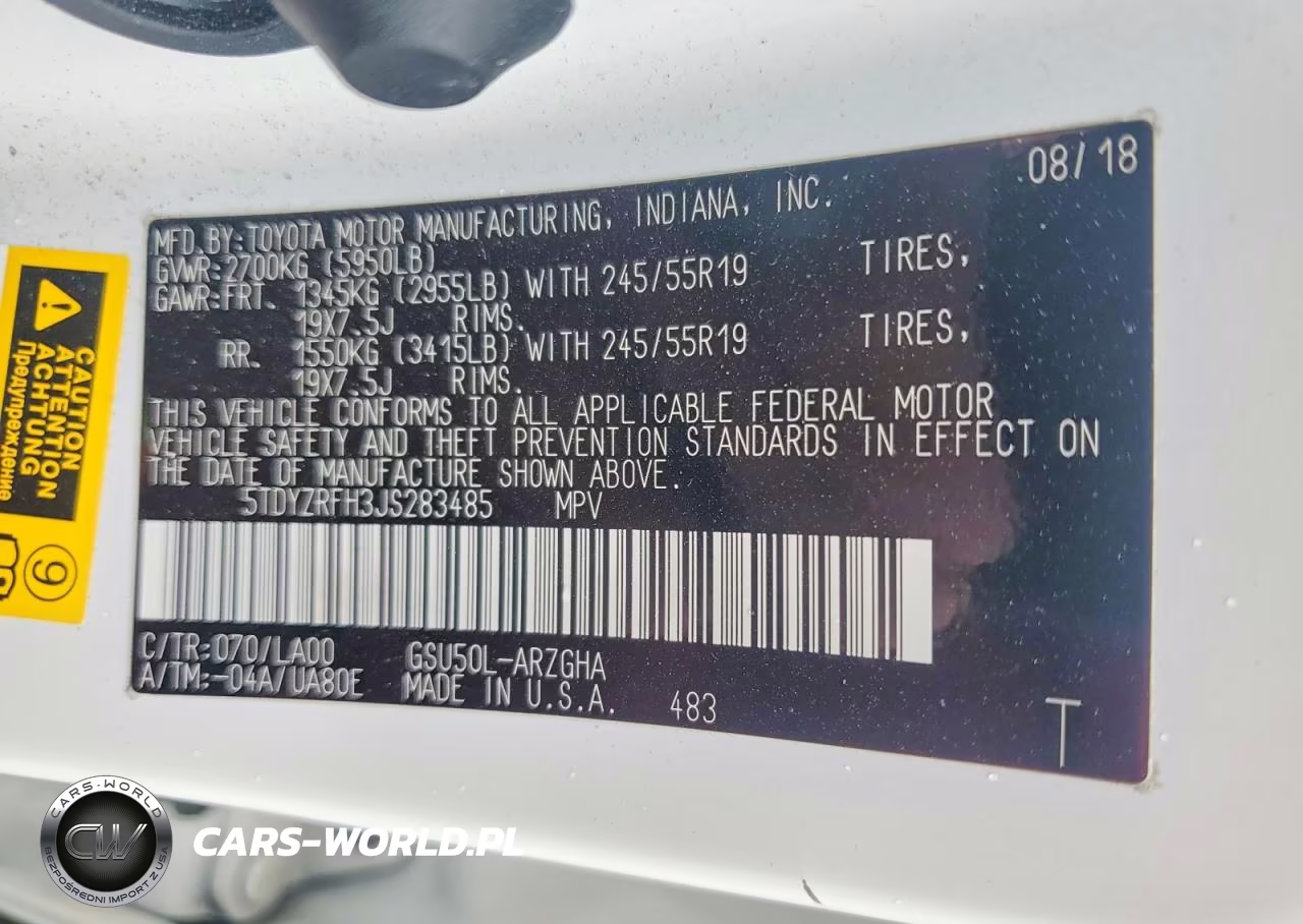 2018 Toyota Highlander Limited VIN:5TDYZRFH3JS283485 - 13