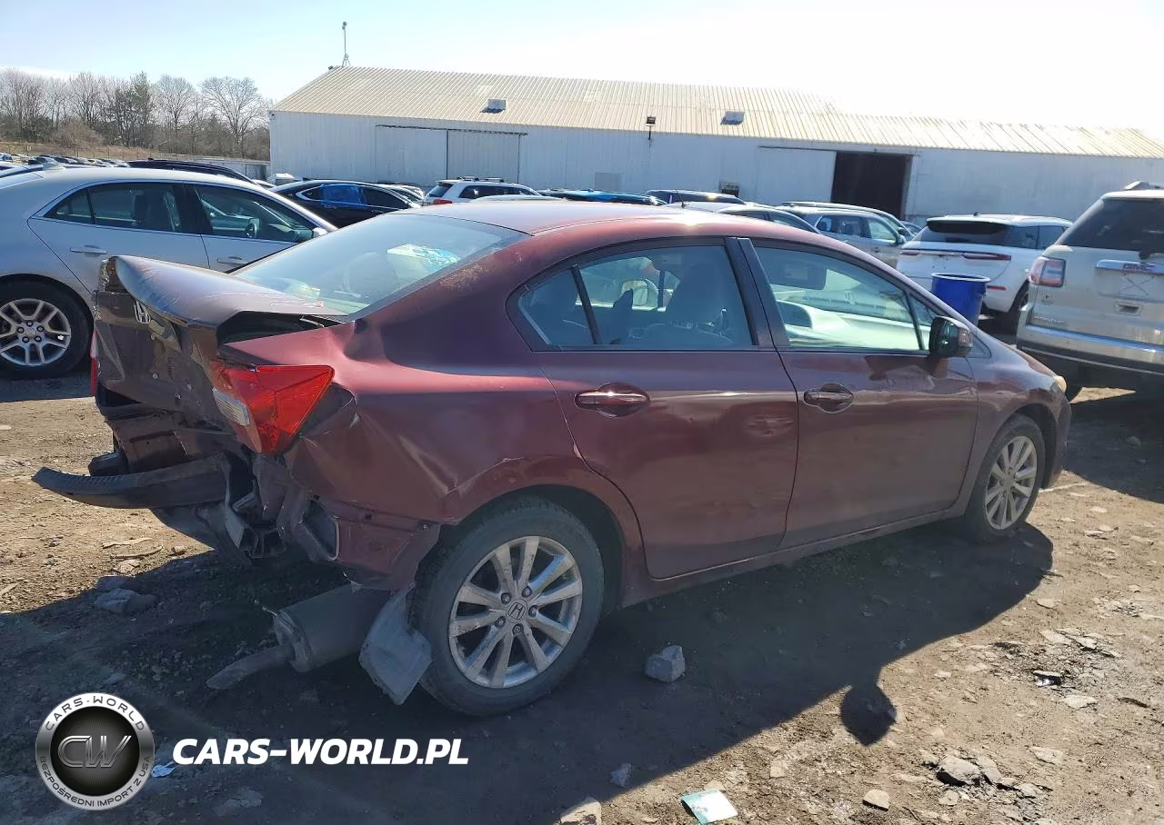 2012 Honda Civic Ex VIN:2HGFB2F86CH590591 - 3