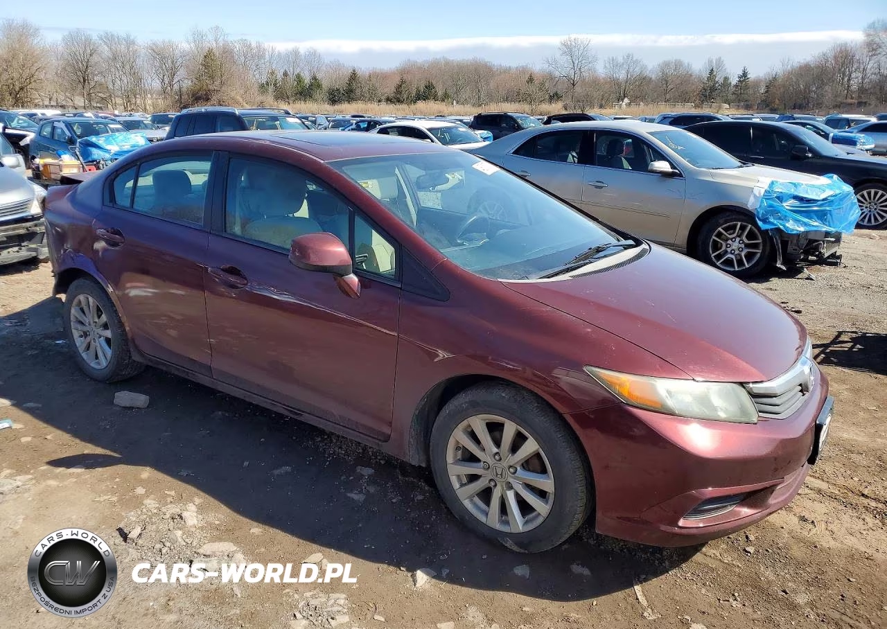 2012 Honda Civic Ex VIN:2HGFB2F86CH590591 - 4