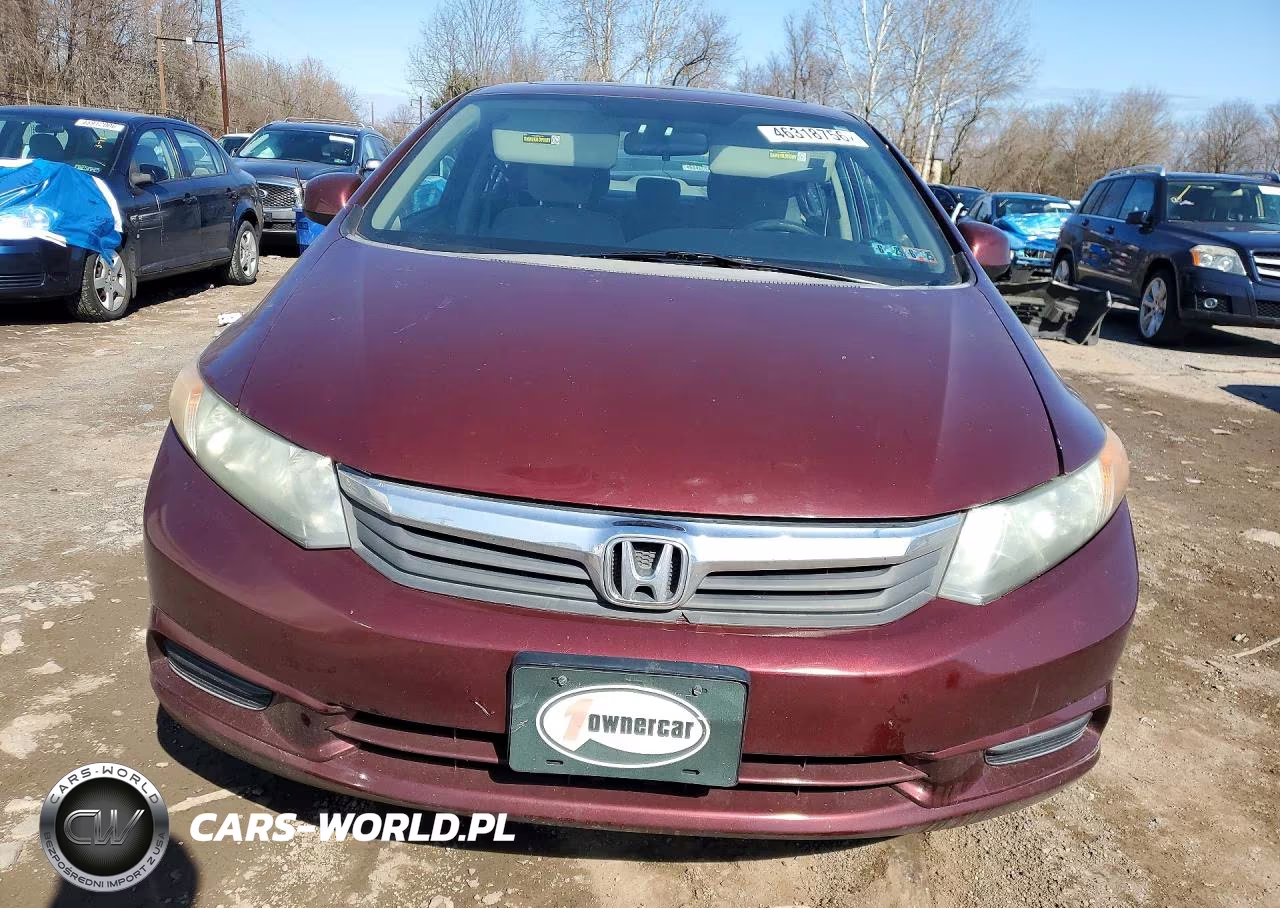 2012 Honda Civic Ex VIN:2HGFB2F86CH590591 - 5