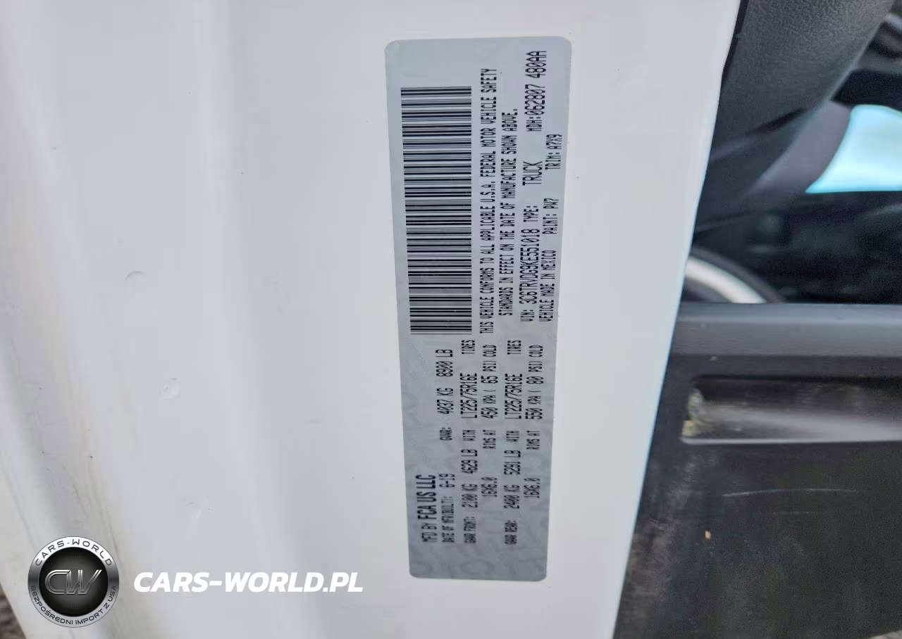 2019 Ram Promaster 2500 Delivery Van VIN:3C6TRVDG9KE551018 - 13