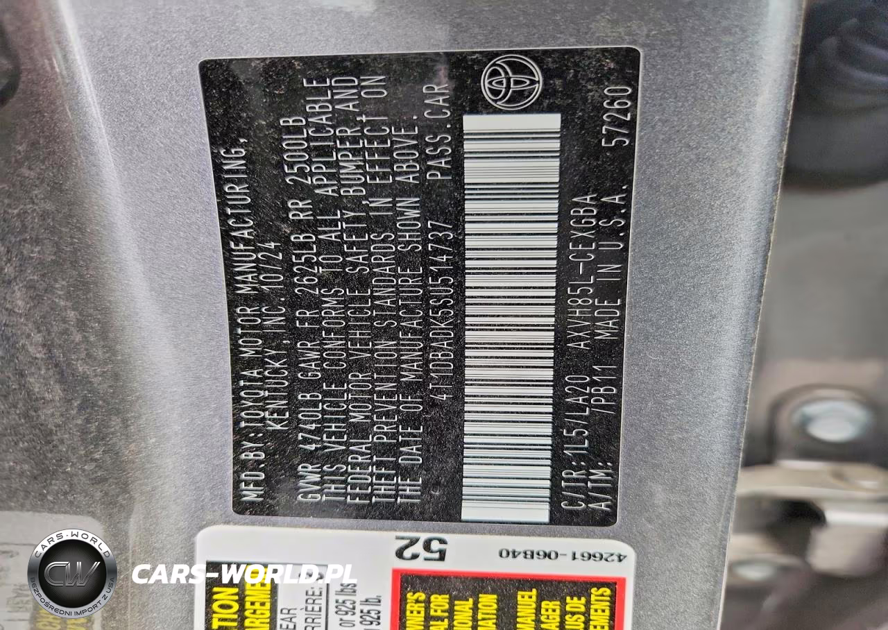 2025 Toyota Camry Xle VIN:4T1DBADK5SU514737 - 12