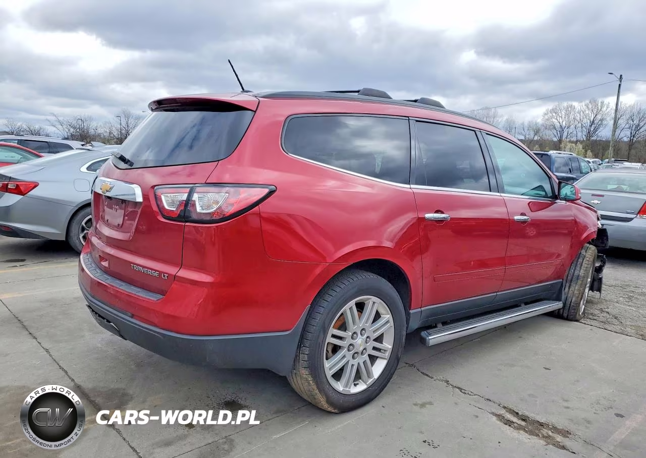2013 Chevrolet Traverse Lt VIN:1GNKRGKD8DJ102466 - 3