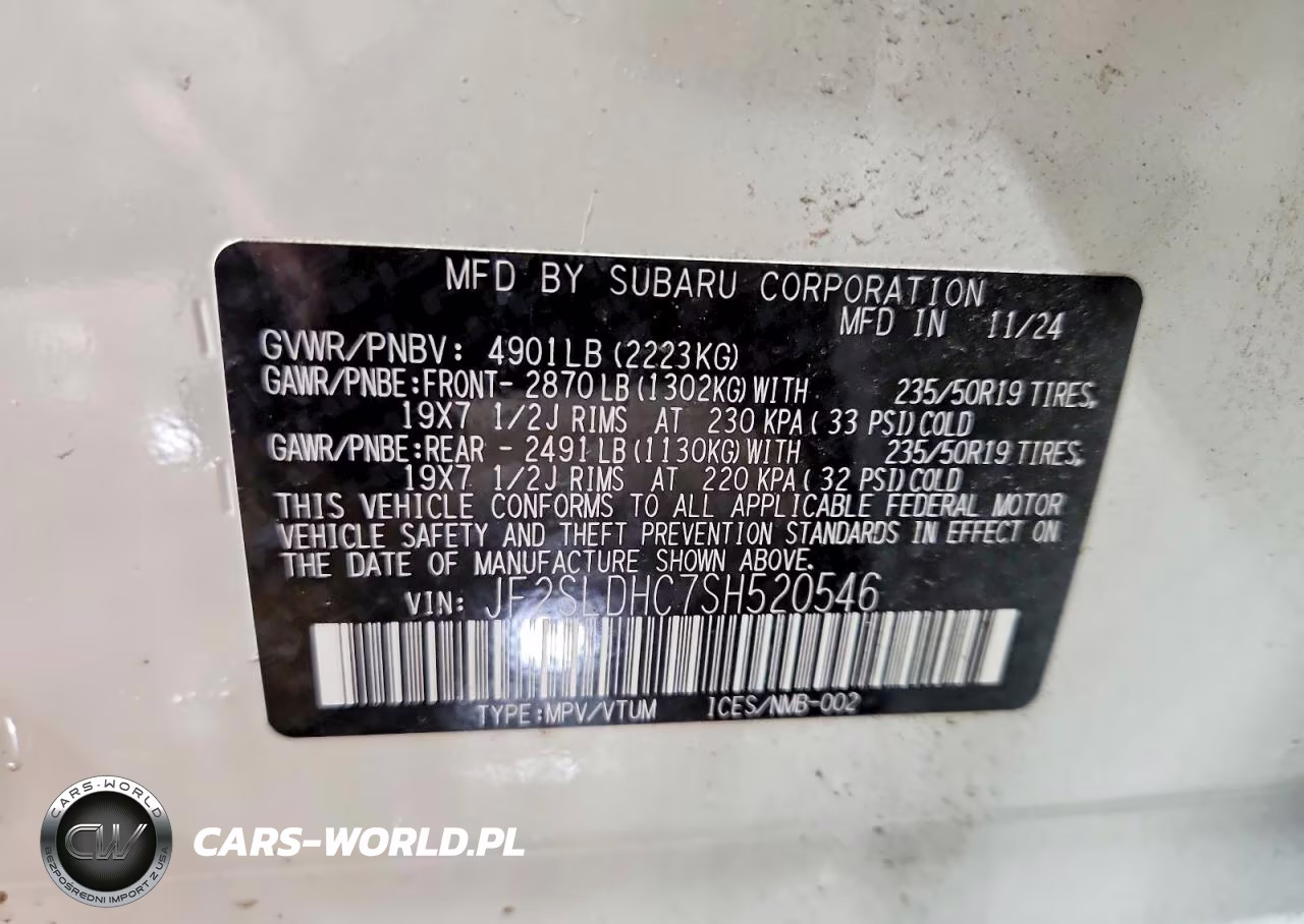 2025 Subaru Forester Sport VIN:JF2SLDHC7SH520546 - 14