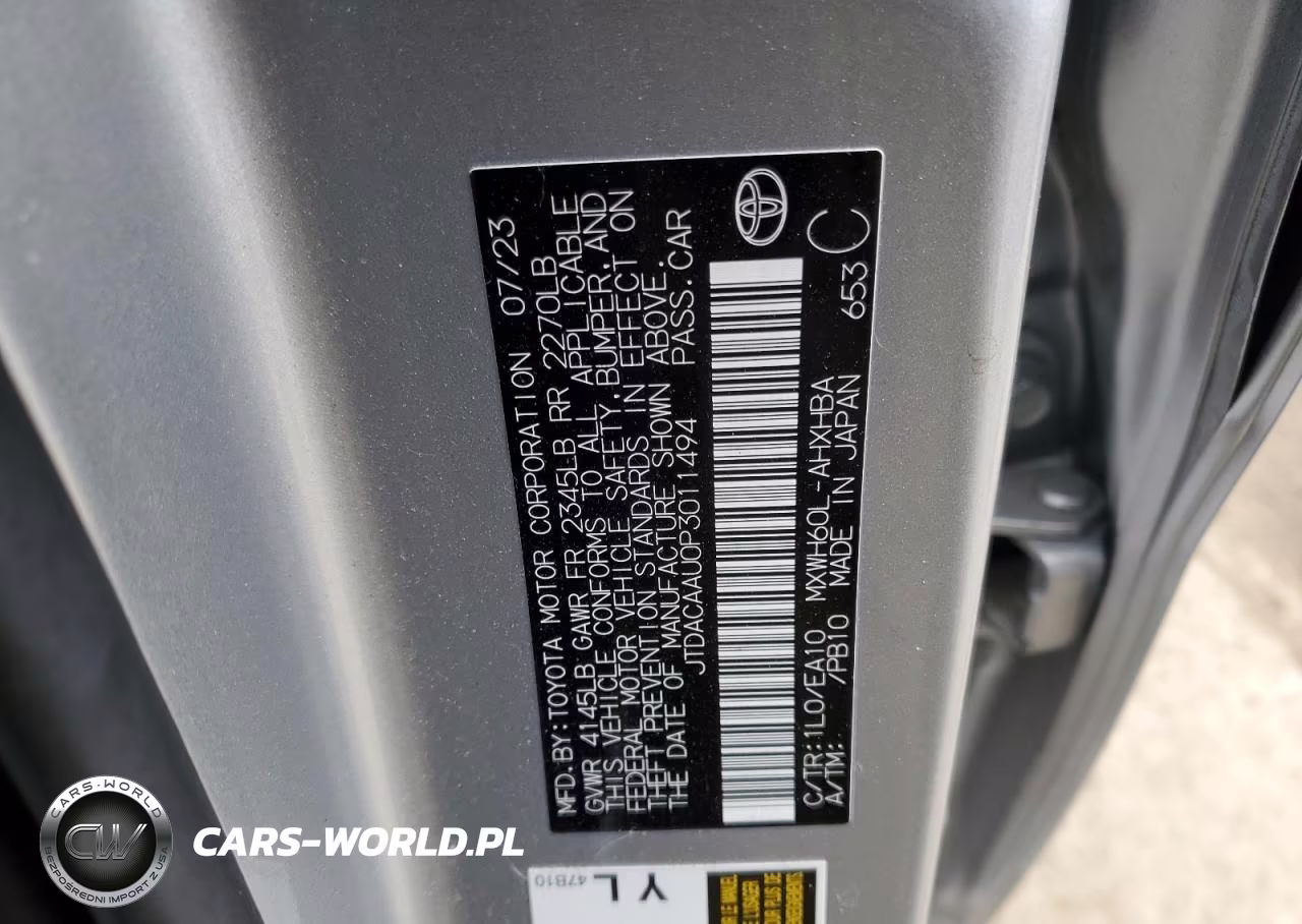 2023 Toyota Prius Limited VIN:JTDACAAU0P3011494 - 12