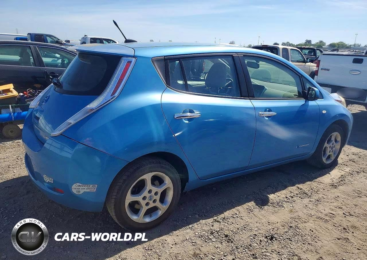 2011 Niss Leaf Sl 4D Hatchback VIN:JN1AZ0CP9BT000960 - 3