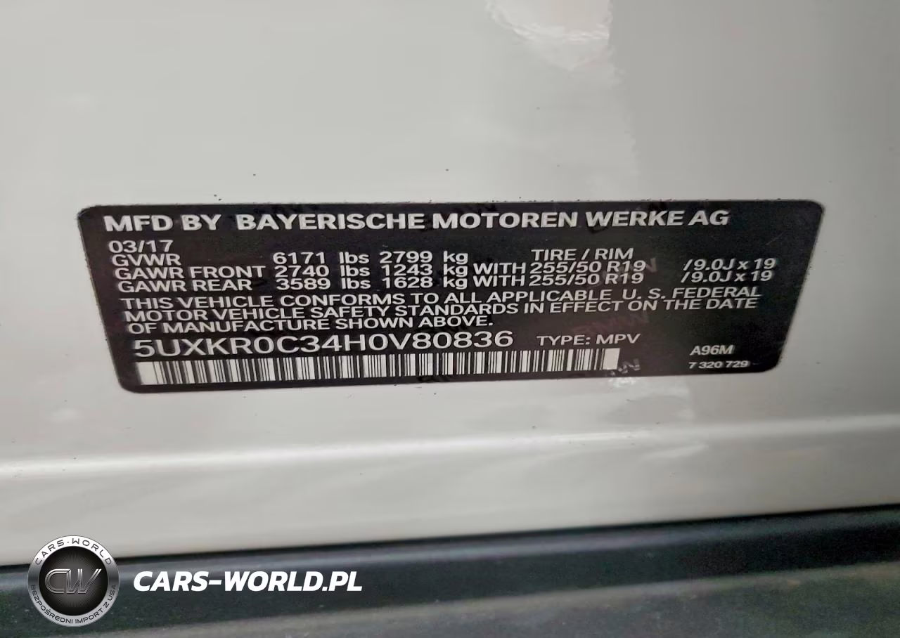 2017 BMW X5 xDrive35I VIN:5UXKR0C34H0V80836 - 13