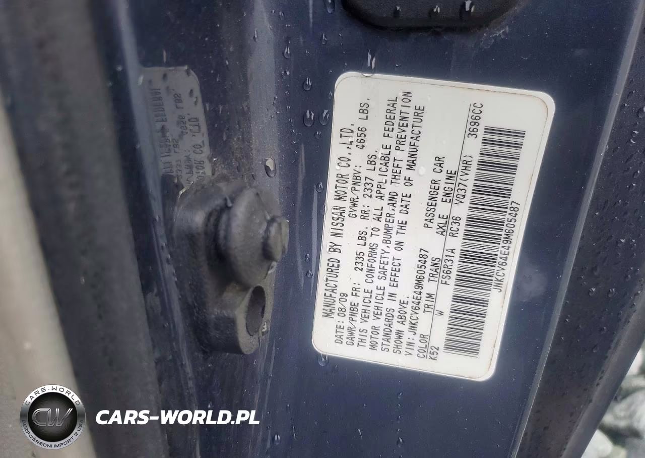 2009 Infiniti G37 Sport VIN:JNKCV64E49M605487 - 12