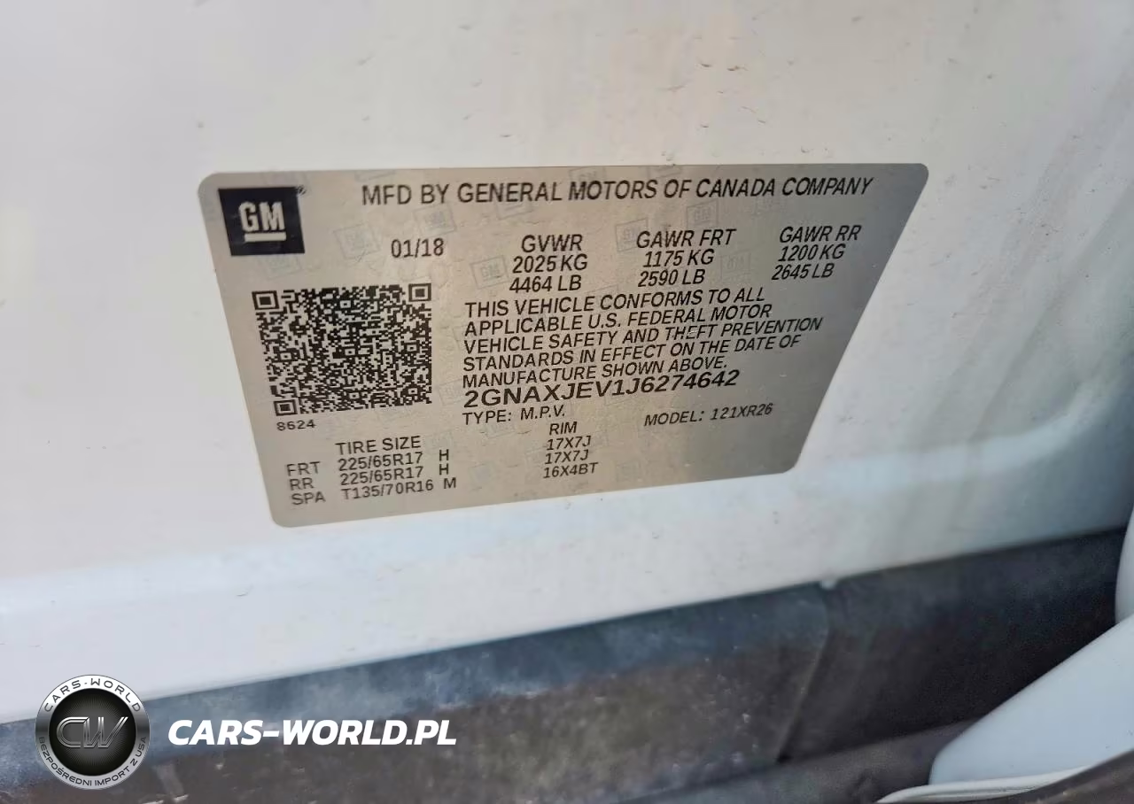 2018 Chevrolet Equinox Lt VIN:2GNAXJEV1J6274642 - 13