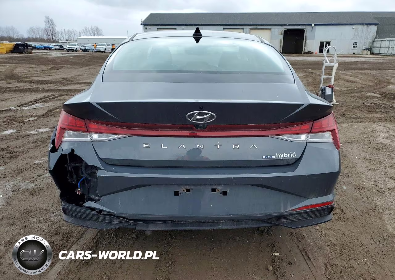 2023 Hyundai Elantra Hybrid Blue VIN:KMHLM4AJ1PU078852 - 6