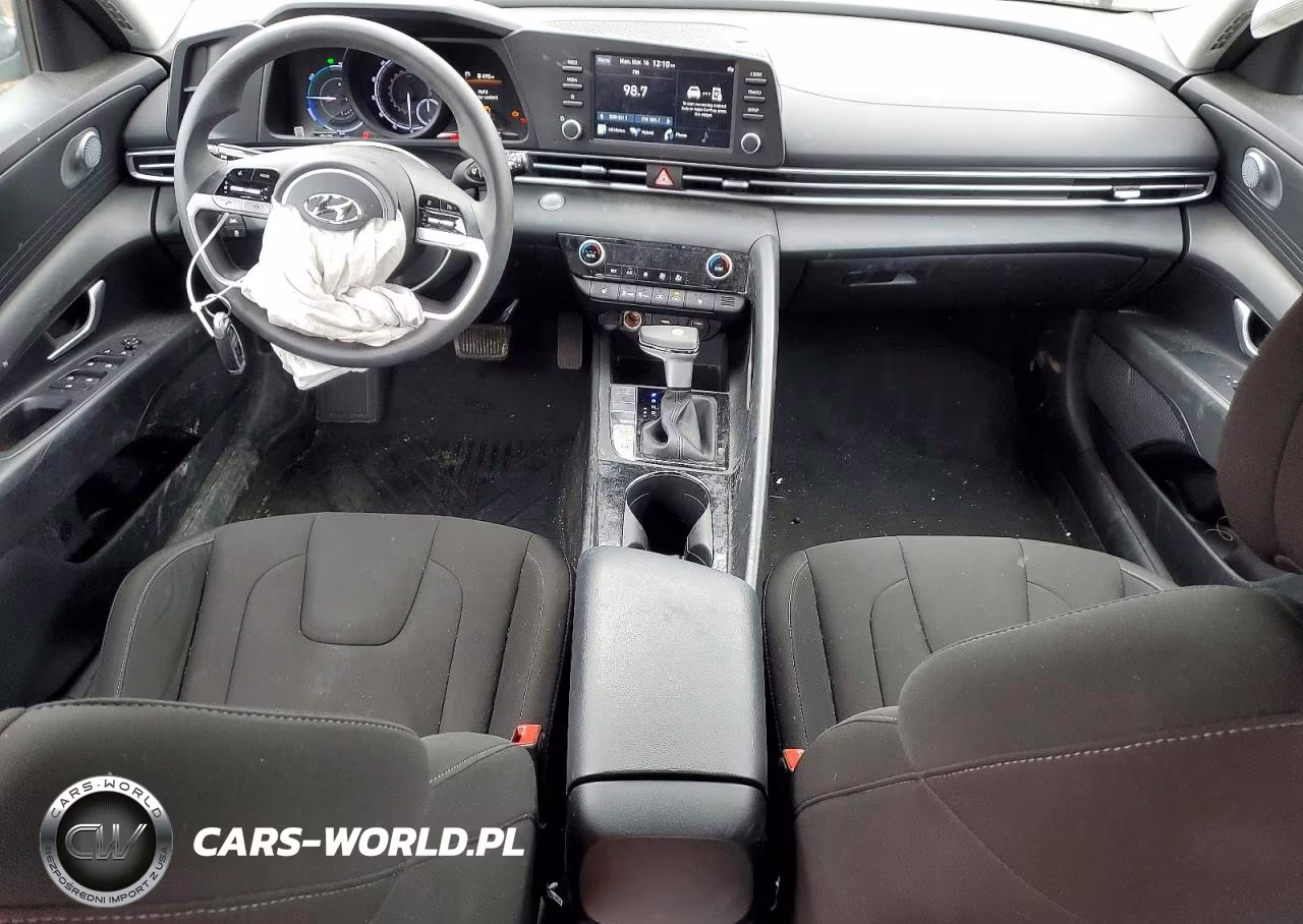 2023 Hyundai Elantra Hybrid Blue VIN:KMHLM4AJ1PU078852 - 8
