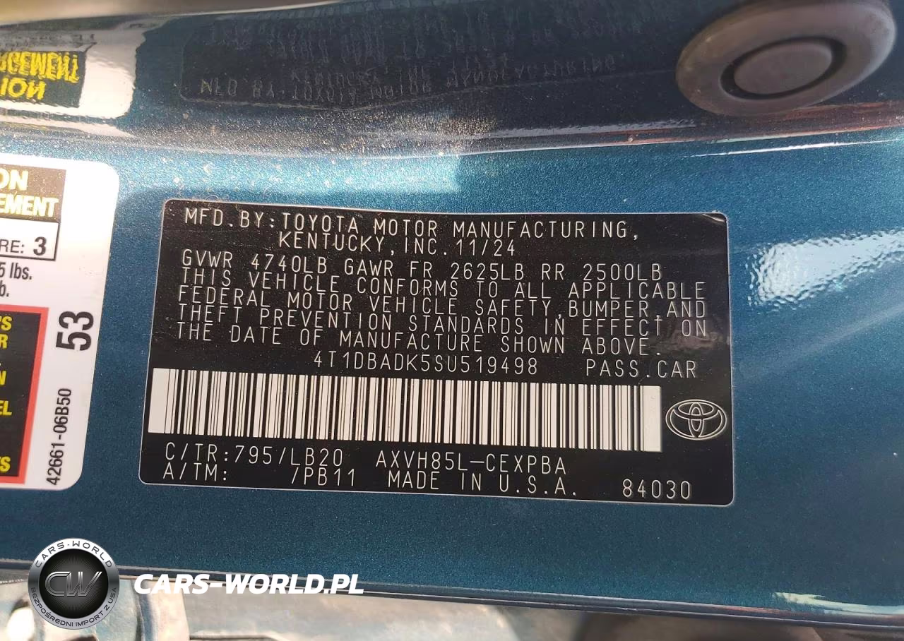 2025 Toyota Camry Xse VIN:4T1DBADK5SU519498 - 12