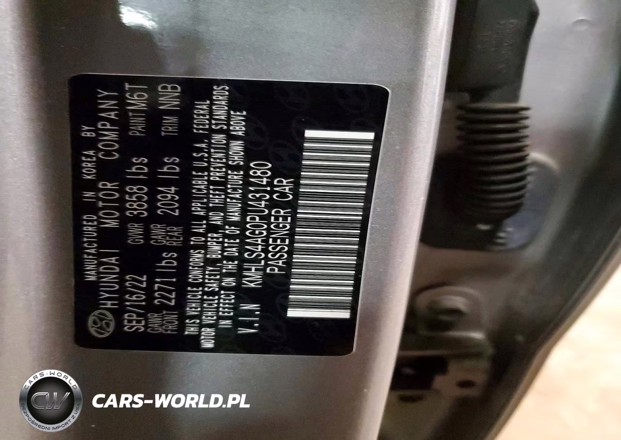 2023 Hyundai Elantra Sel VIN:KMHLS4AG0PU431480 - 12